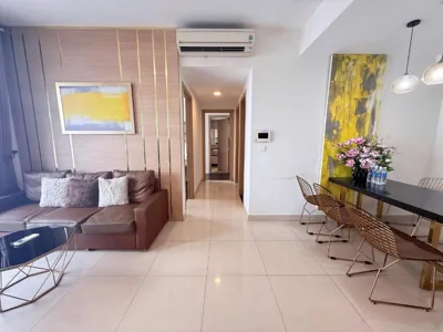 Three-Bedroom Apartment with Balcony — Central Saigon Residence Apartment with Free Pool